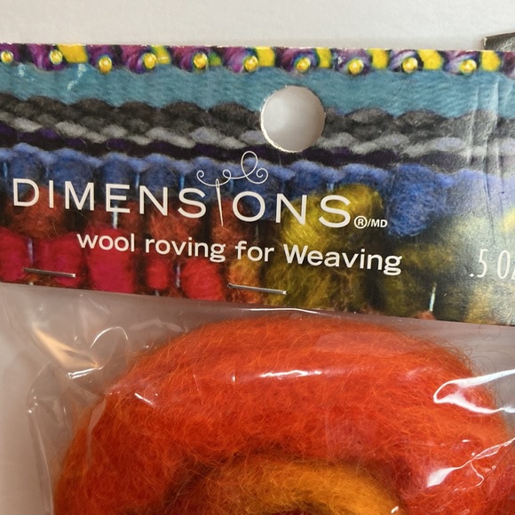 Dimensions FeltWorks Roving Wool Felt Needle Felting Blue Orange Purple Green - Picture 6 of 13
